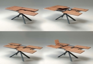 Ozzio 4x4 extendable table