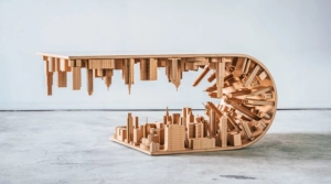 Wave City Inception Table by Stelios Mousarris